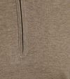 Pullover Profuomo Luxury con mezza zip beige Product / Detail