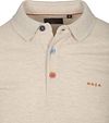 NZA Longsleeve Polo Shirt Isaac Piqué Sand Product / Detail