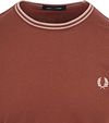 Fred Perry Twin Tipped T-skjorte Murstein Product / Detail