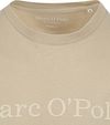 Marc O'Polo T-shirt Logo Beige Product / Detail