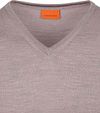 Suitable sweter z wełny merino z dekoltem w serek, greige Product / Detail