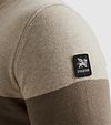 Beżowy sweter Vanguard w paski Model / Detail