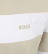 T-Shirt BOSS Stripe beżowy Product / Detail