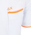 T-Shirt Piqué Sun68 Fluo Stripe Bianco Product / Detail