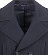 Suitable Caban Coat Wool Navy Product / Detail