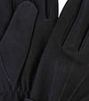 Profuomo Gloves Wool Black Leather Product / Detail