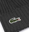 Lacoste Knitted Wool Beanie Black Product / Detail