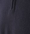 William Lockie Half Zip Pullover Lammwolle Navy Product / Detail