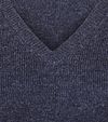 Steppin' Out Damestrui V-hals Lamswol Navy Product / Detail