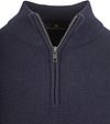 Steppin' Out Half Zip Trui Merinowol Navy Product / Detail
