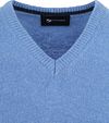 Suitable Maglione in lana d’agnello con scollo a V blu Product / Detail