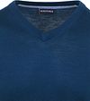 Suitable Pullover in Merino con scollo a V blu indaco Product / Detail