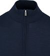 Suitable maglione in merino con half zip navy Product / Detail