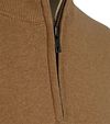 Steppin' Out Half-Zip Pullover Cotton Cashmere Camel Product / Detail