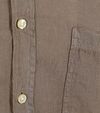 BOSS Relegant Shirt Linen Taupe Product / Achterkant