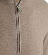 Profuomo Halv Zip Pullover Deluxe Basic Taupe Product / Detail