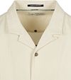 Camicia No Excess a maniche corte con trama écru Product / Detail