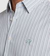 Camicia Vanguard a righe azzurra Model / Detail