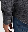 Camicia Vanguard con stampa antracite Model / Detail