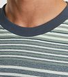 Cast Iron T-shirt Rayé Bleu-Vert Product / Detail
