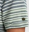 Cast Iron T-shirt Rayé Bleu-Vert Product / Detail