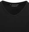 Garage Stretch Basic czarny T-shirt z dekoltem V Product / Detail