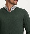 State Of Art Pullover Wool Moss Green Model / Detail
