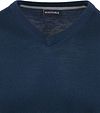 Suitable sweter z wełny merino z dekoltem V w kolorze granatowym Product / Detail