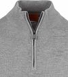 Suitable Slub Yarn Half Zip Pullover Grey Product / Detail