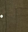 KnowledgeCotton Apparel Overhemd Linnen Olijfgroen Product / Detail
