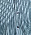Desoto Overhemd Print Bloem Blauw Groen Product / Detail