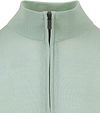 Suitable Merino Half Zip Trui Groen Product / Detail