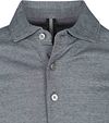 Profuomo Poloshirt Luxury Knitted Melange Blau Product / Detail