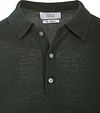 King Essentials The Robert Long Sleeve Polo Merino Vert Foncé Product / Detail