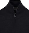King Essentials The Michael Half Zip Pull Merino Schwarz Product / Detail