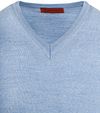 Suitable Pullover V-Neck Wool Light Blue Product / Detail