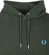 Fred Perry Hoodie Logo Night Green Product / Detail
