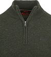 Superdry Essential Half Zip Wolmix Pullover Donkergroen Product / Detail