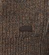 Maglione Barbour in lana d’agnello a maglia marrone Product / Detail
