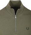Maglione half zip Fred Perry verde oliva Product / Detail