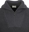 Maglione No Excess Half Zip bicolore melange nero Product / Detail