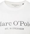 T-Shirt Marc O'Polo con logo en blanco Product / Detail