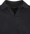 Marc O'Polo Poloshirt Riva Linen Blend Navy Product / Detail