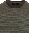 Marc O'Polo T-Shirt Slub Stripes ciemnozielony Product / Detail