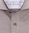 OLYMP Chemise Level 5 24/Seven Marron Pied de Poule Product / Detail