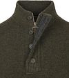 Barbour Sweater Wool Patch Green Product / Detail