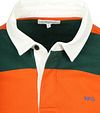 McGregor Rugbyshirt Streep Oranje Groen Product / Detail