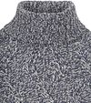 NZA Turtleneck Eli Cable Melange Navy Product / Detail