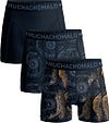 Muchachomalo Bokserka Wielokolorowy U-CIRCLEOFLIFE101-Print/Print/Blue 