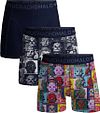 Muchachomalo Boxer-shorts Lot de 3 Robot Heads commander en ligne | U-ROBOTHEADS1010--Print/Print/Blue | Suitable Luxembourg